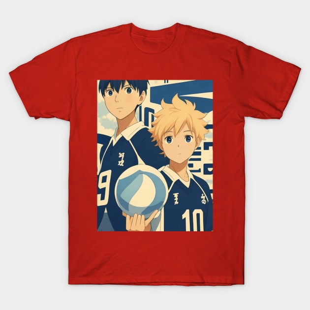 Anime artwork Karasuno T-Shirt by Alemway